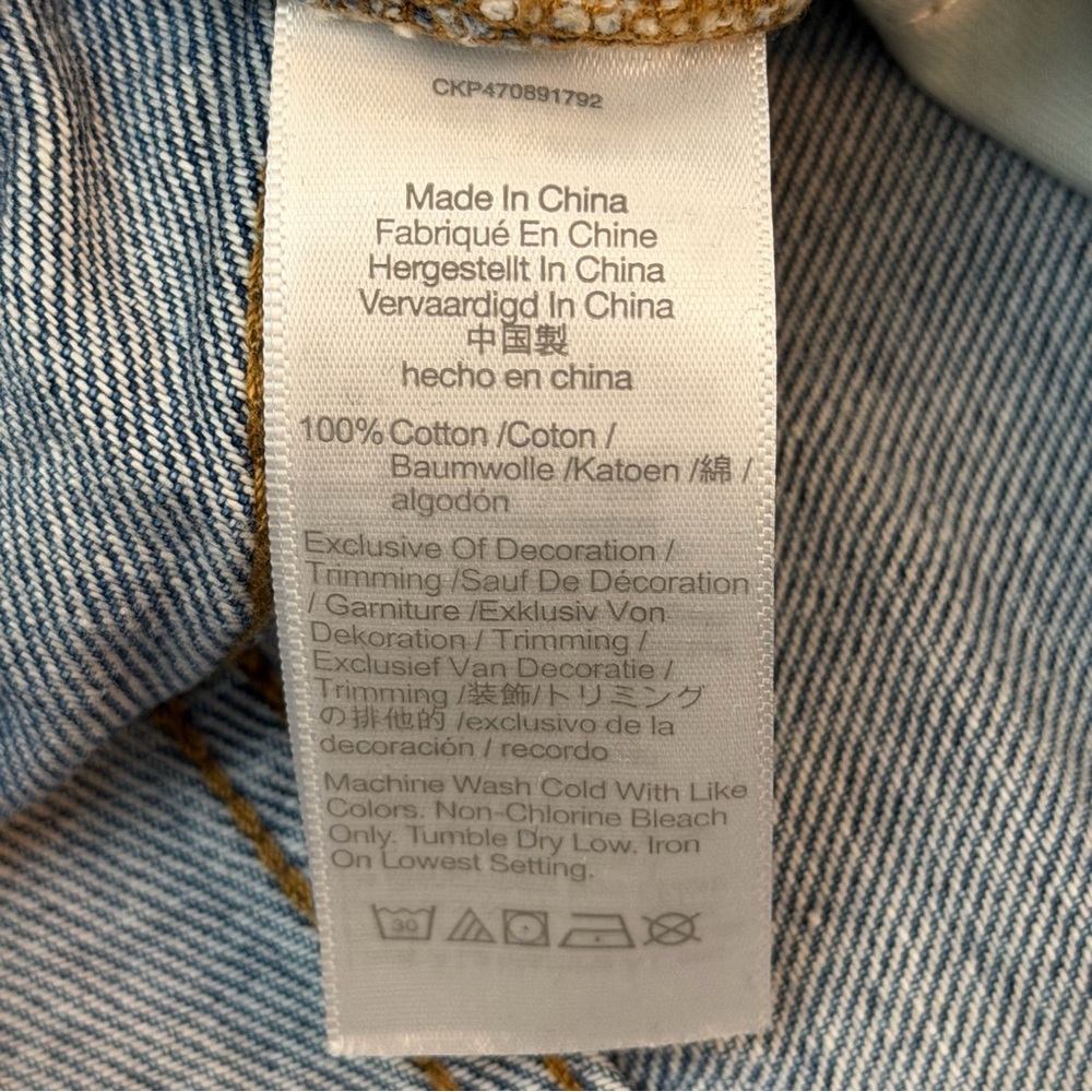Madewell Low Rise Baggy Straight Jeans Womens 25 Vintage Wash Classic Denim Blue - Picture 11 of 11